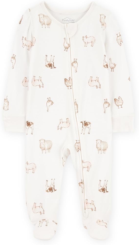 Carter's unisex-baby Purelysoft Sleep and Play Pajamas Baby