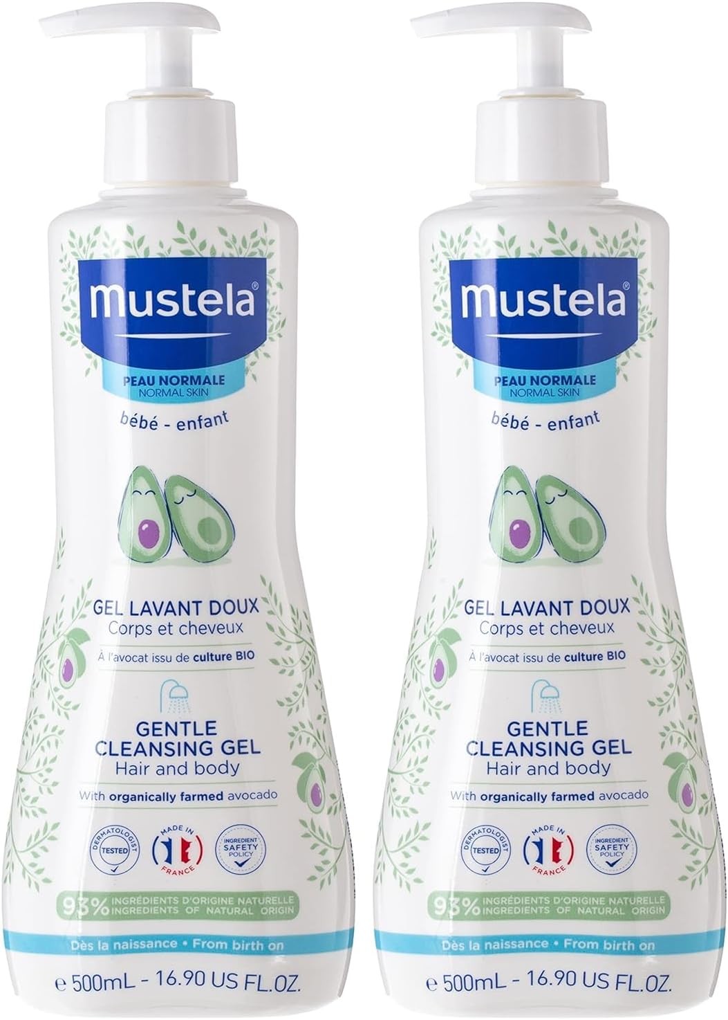 Mustela Baby Gentle Cleansing Gel - Baby Hair & Body Wash