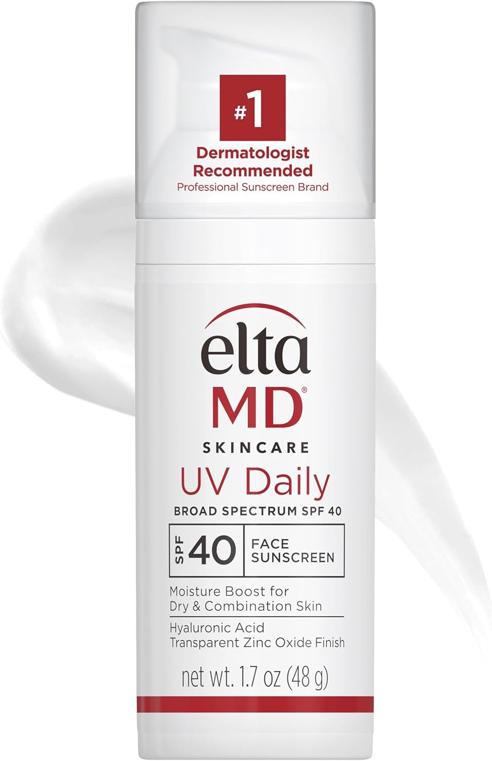 EltaMD UV Daily Moisturizing Facial Sunscreen SPF 40 for Unisex 1.7 oz Sunscreen